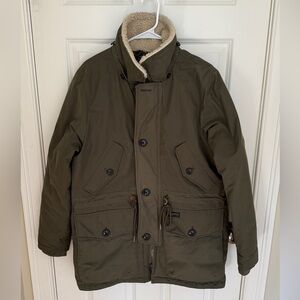 Abercrombie & Fitch ultra parka sherpa coat